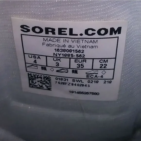 Sorel Winter Boots Flurry Pink Purple - Picture 3 of 4